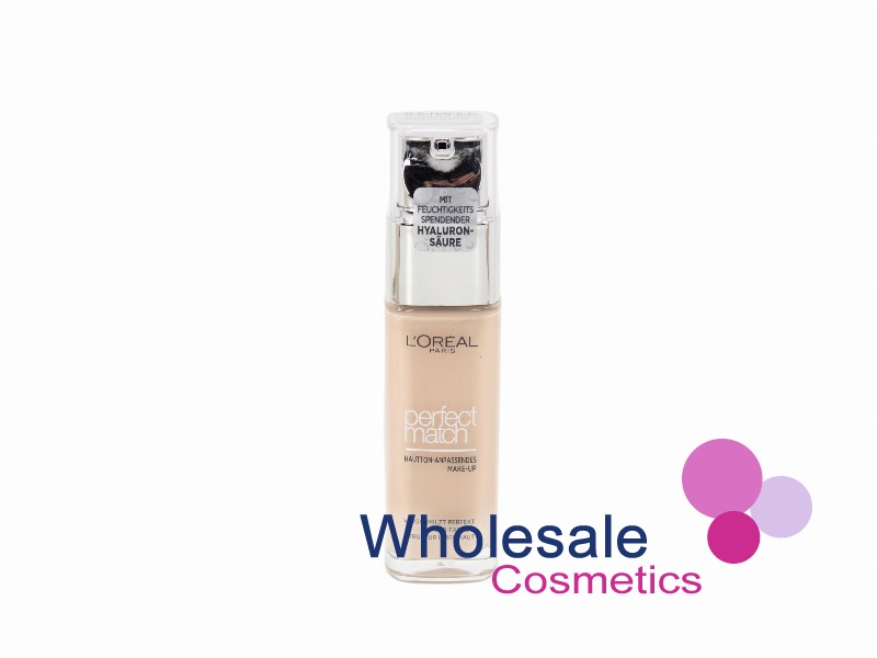 6 x L'Oreal Paris Perfect Match Foundation - 0.5 R/C ROSE PORCELAIN